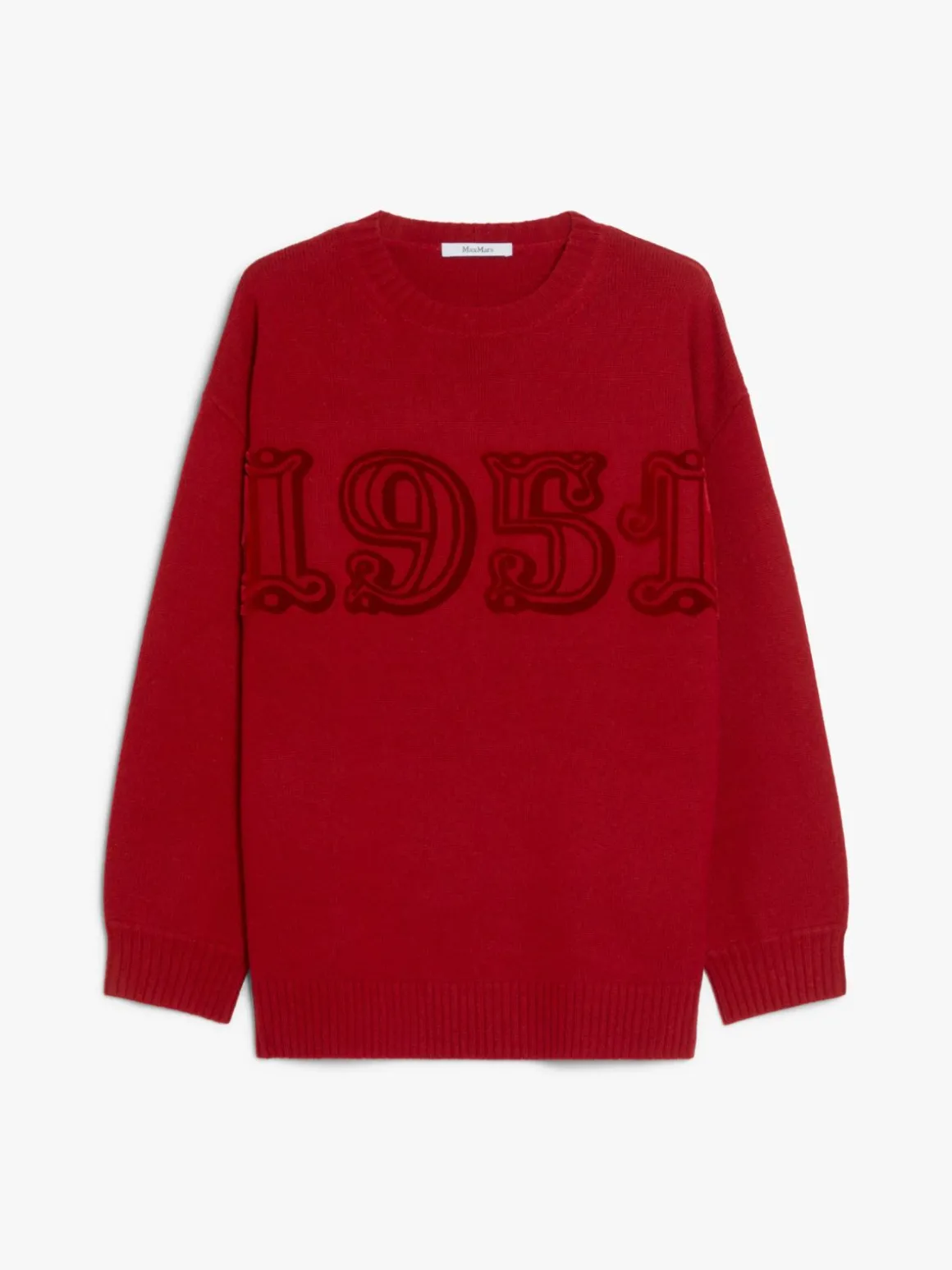 Oversized wool and cashmere jumper