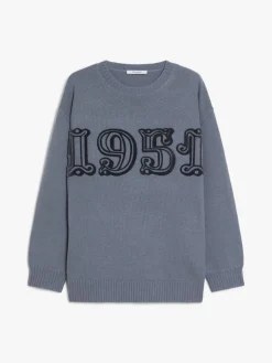 Oversized wool and cashmere jumper