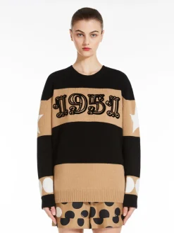 Oversized wool and cashmere jumper