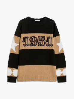 Oversized wool and cashmere jumper