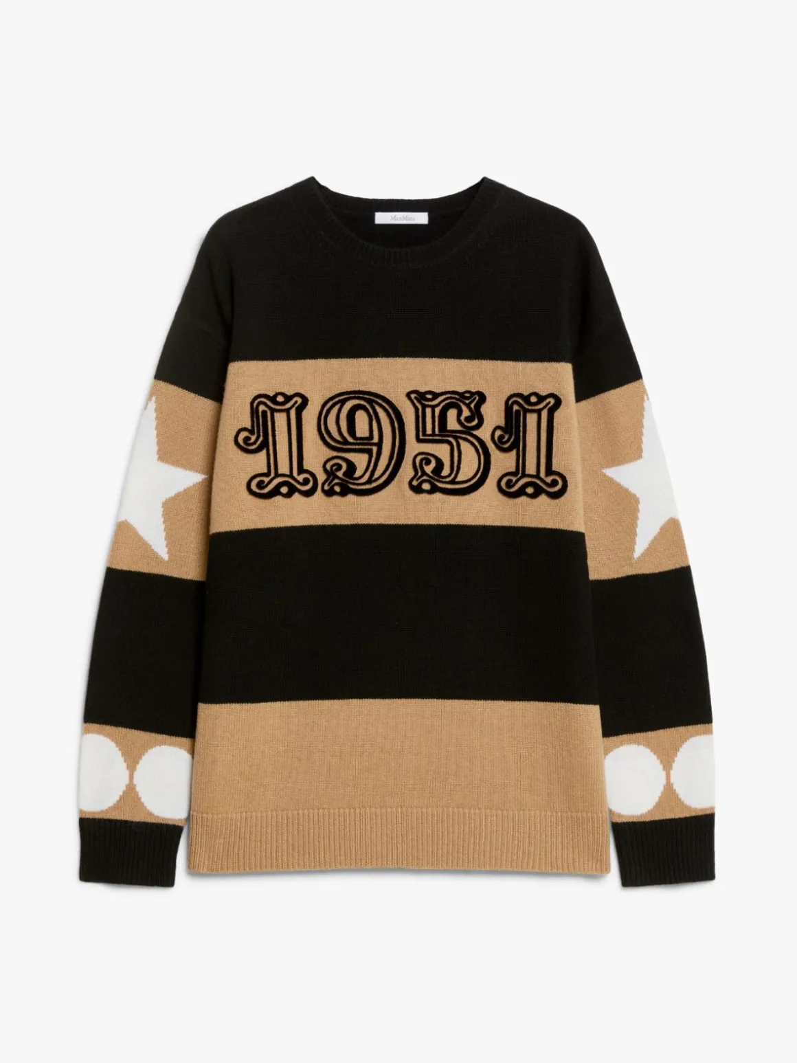Oversized wool and cashmere jumper