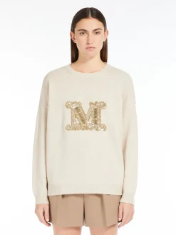 Oversized wool and cashmere jumper