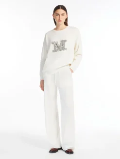 Oversized wool and cashmere jumper