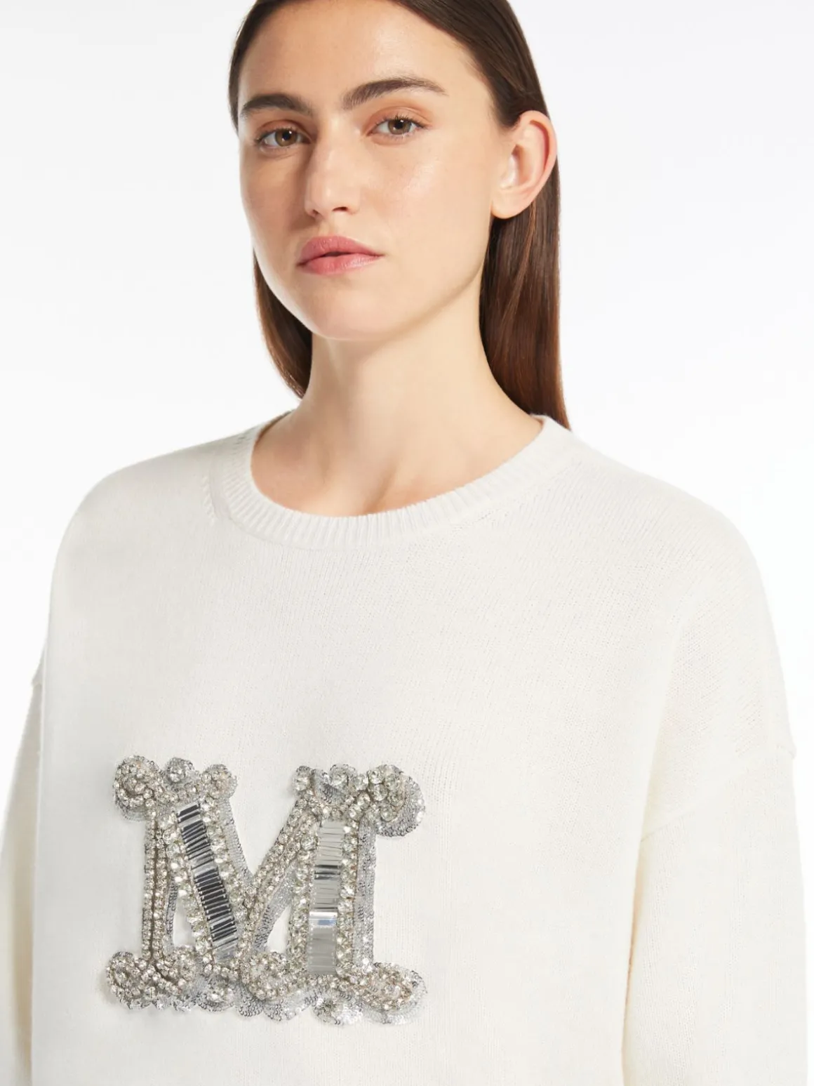 Oversized wool and cashmere jumper
