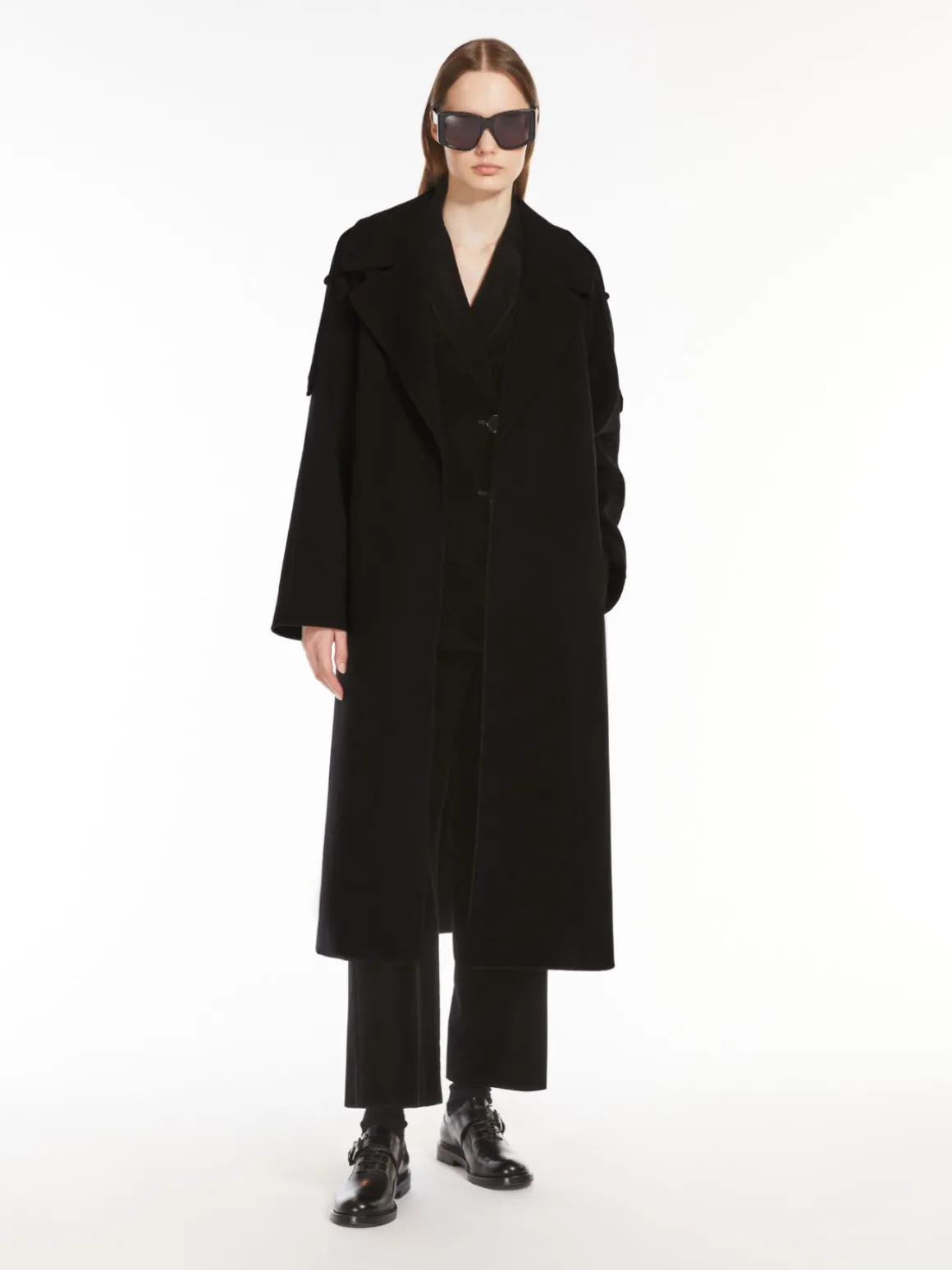 Oversized wool coat