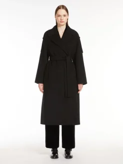 Oversized wool coat