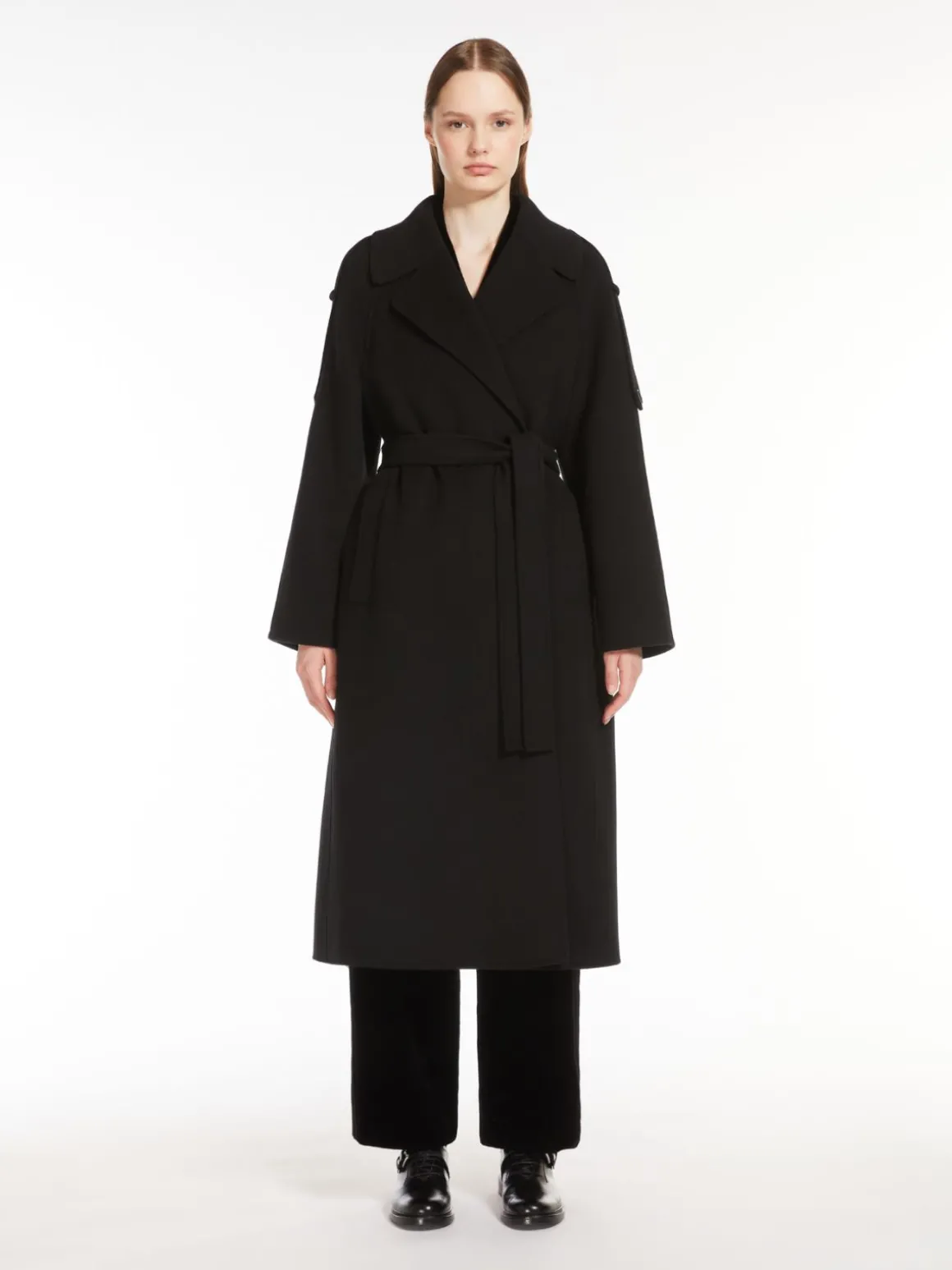 Oversized wool coat