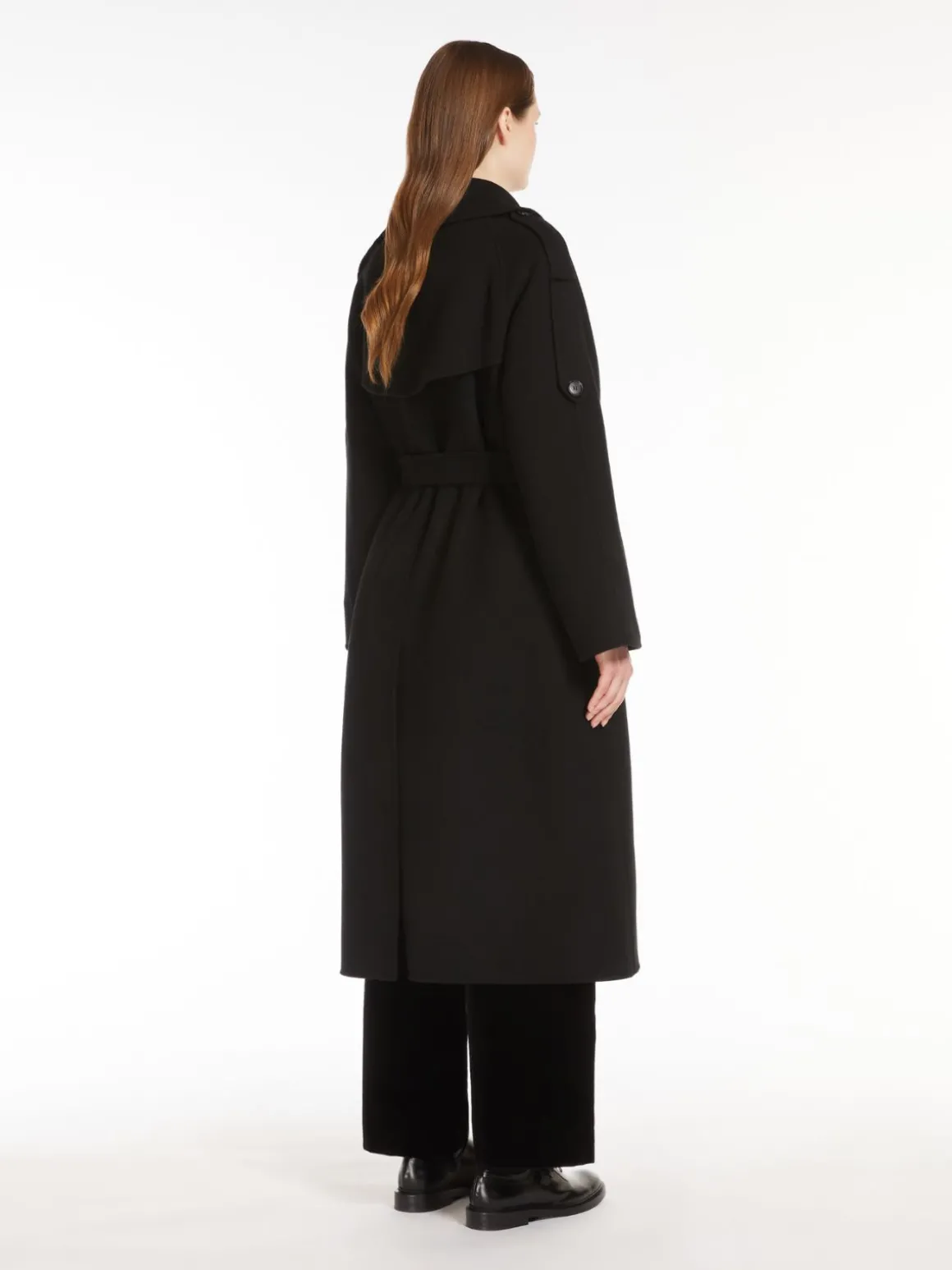 Oversized wool coat