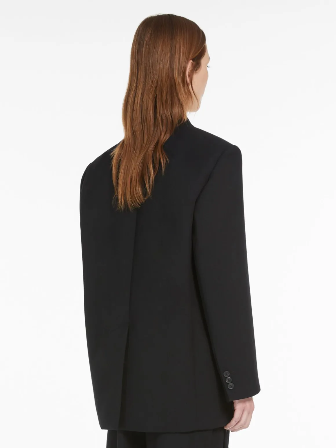 Oversized wool-blend blazer