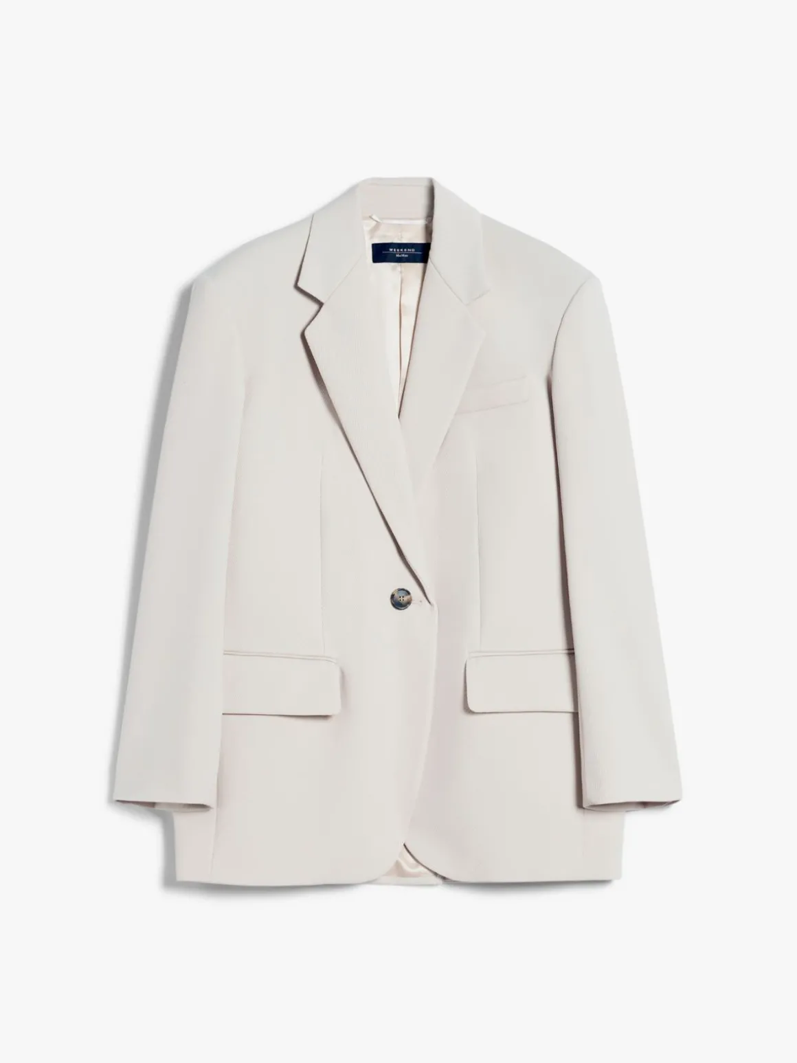 Oversized wool-blend blazer