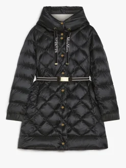 Parka in water-repellent canvas with hood