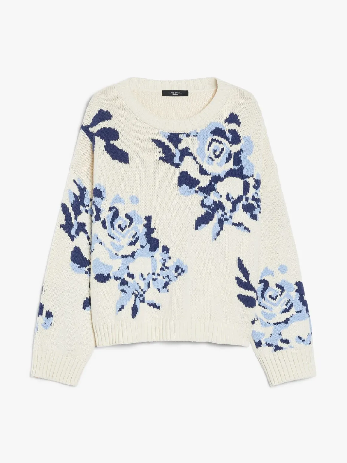 Patterned cotton yarn jumper