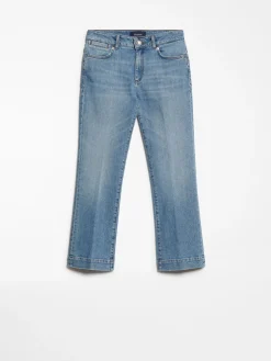 Perfect mini flare 5-pocket trousers