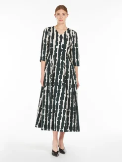 Printed cotton dress