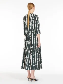 Printed cotton dress