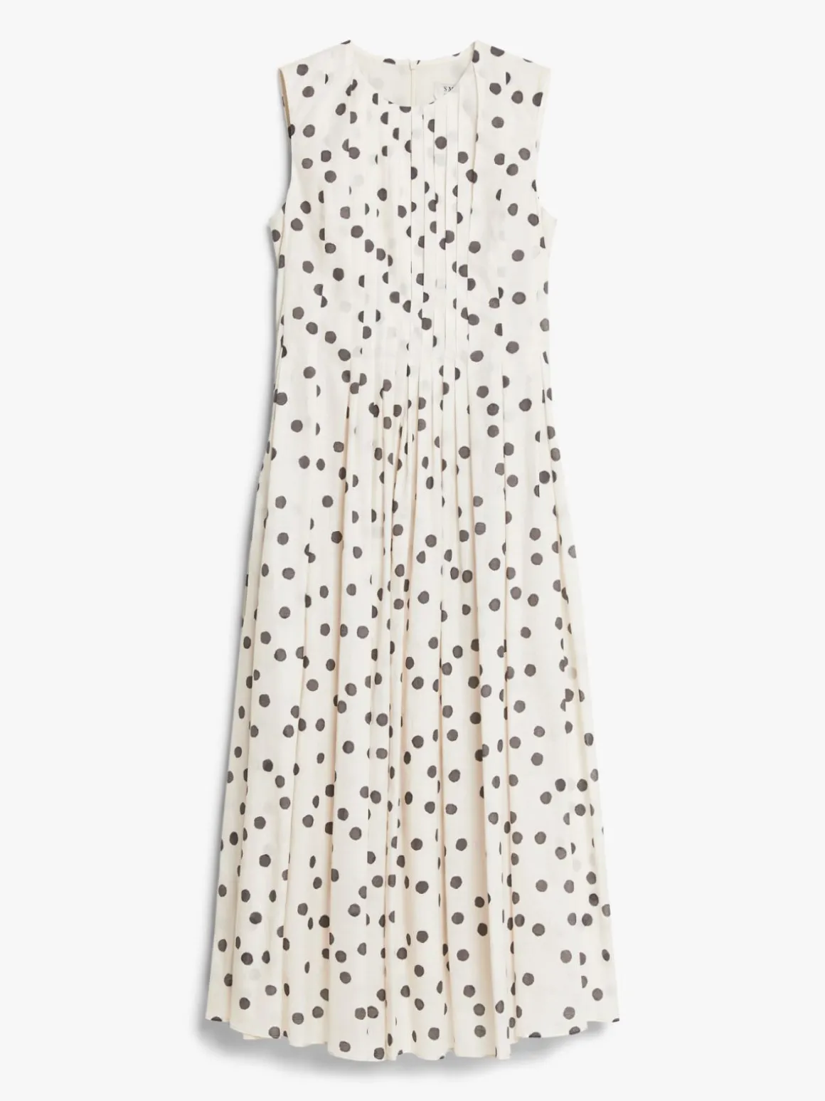 Printed cotton voile dress