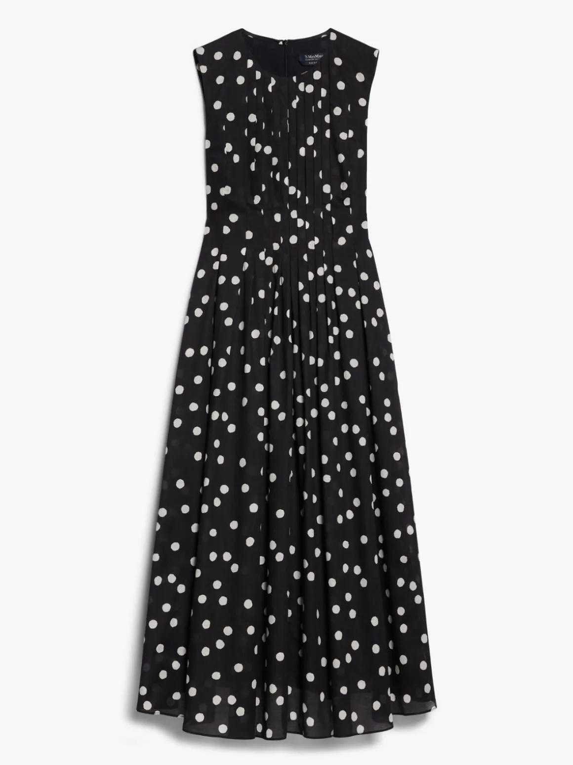 Printed cotton voile dress