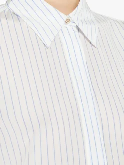 Printed crepe de chine shirt