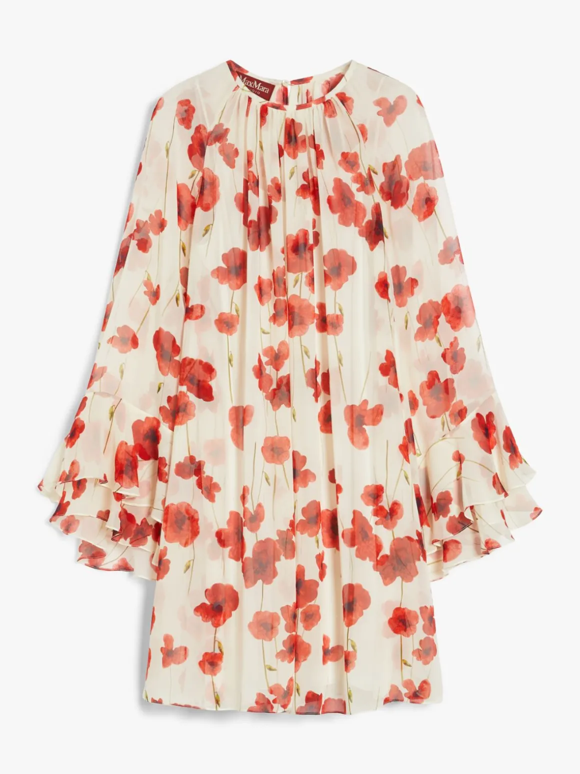 Printed georgette dress