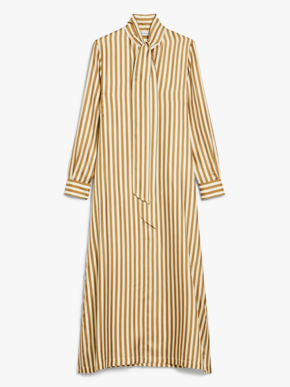Printed silk caftan dress
