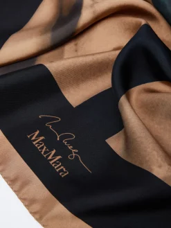 Printed silk foulard