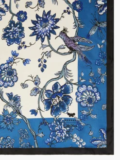 Printed silk maxi pocket square