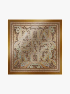Printed silk scarf