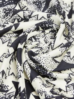 Printed silk scarf