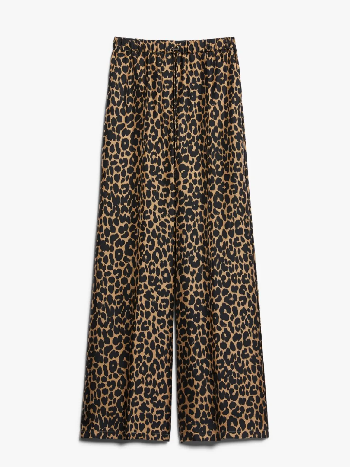 Printed silk trousers
