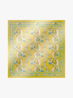 Printed wool shawl