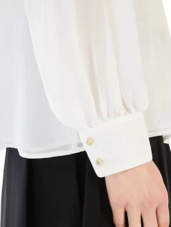 Pure silk georgette blouse