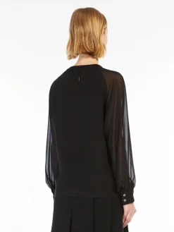 Pure silk georgette blouse