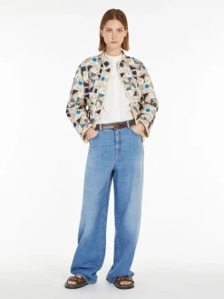 Quilted cotton patchwork jacket