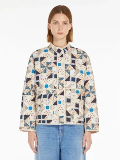 Quilted cotton patchwork jacket