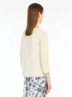 Relaxed-fit cotton yarn sweater