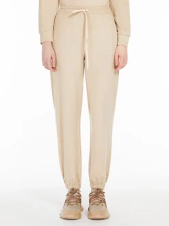 Relaxed-fit jersey broadcloth trousers
