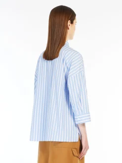 Relaxed-fit poplin shirt