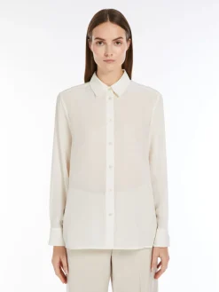 Relaxed-fit silk shirt