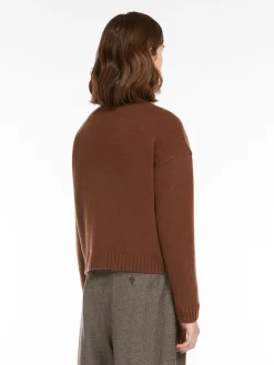 Relaxed-fit wool cardigan
