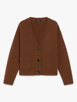 Relaxed-fit wool cardigan