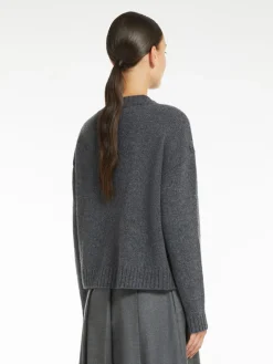 Relaxed-fit wool cardigan