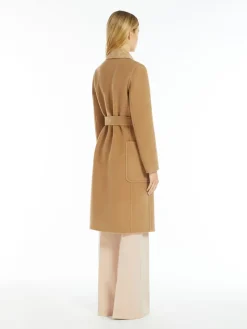 Reversible camel coat