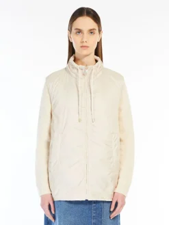 Reversible water-repellent canvas gilet