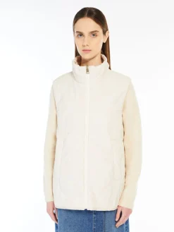 Reversible water-repellent canvas gilet