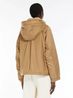 Reversible water-repellent canvas windbreaker