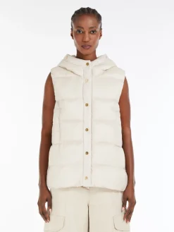 Reversible water-repellent canvas gilet