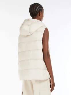 Reversible water-repellent canvas gilet