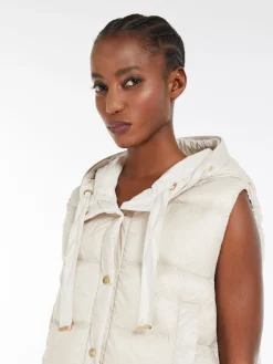 Reversible water-repellent canvas gilet