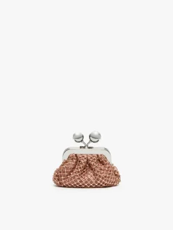 Rhinestone and satin Nano Pasticcino Bag