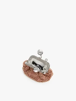Rhinestone and satin Nano Pasticcino Bag